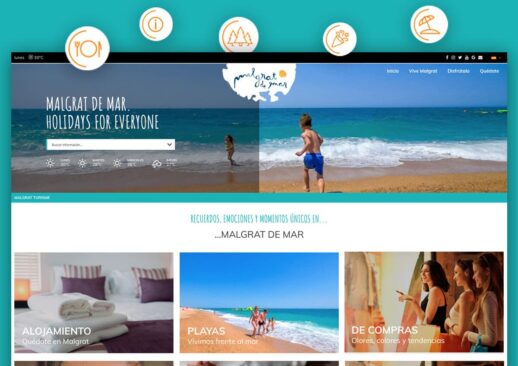Turisme Malgrat Diseño Web