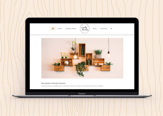 Woody Dreams Portfolio Laptop