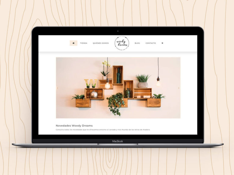 Woody Dreams Portfolio Laptop