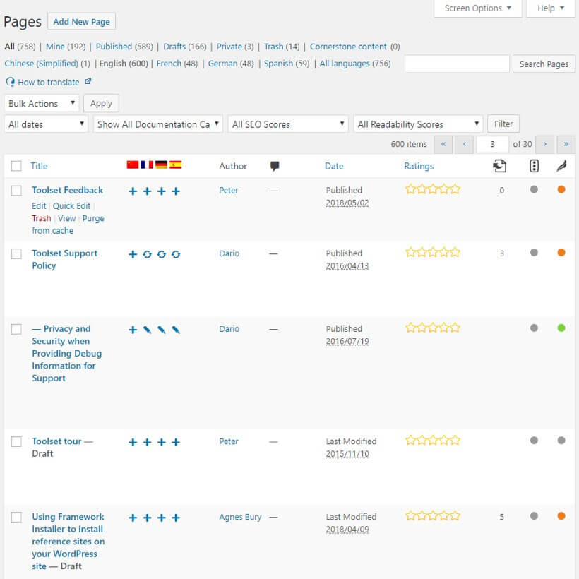 Wordpress en varios idiomas con WPML