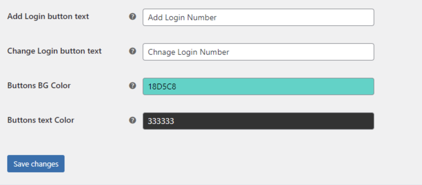 personalizar botón de acceso
