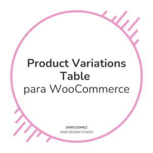 Product Variations Table para WooCommerce